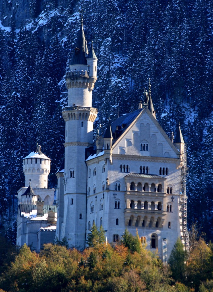 Castelo de Neuschwanstein jigsaw puzzle in Castelos puzzles on TheJigsawPuzzles.com