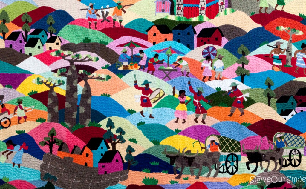 Stickerei aus Madagaskar jigsaw puzzle in Handgemacht puzzles on TheJigsawPuzzles.com