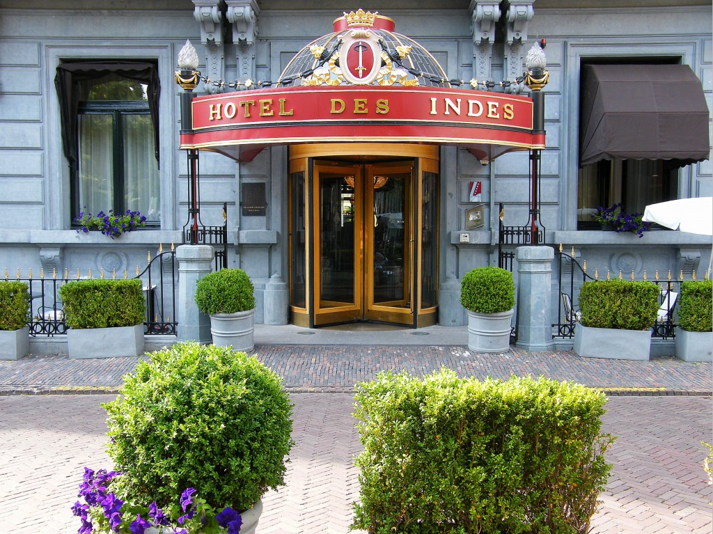 Hotel Des Indes jigsaw puzzle in Street View puzzles on TheJigsawPuzzles.com