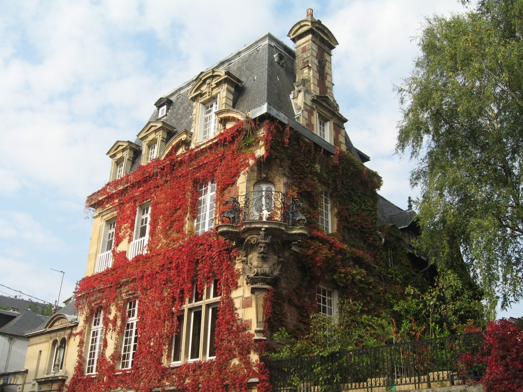 Villa Baumier jigsaw puzzle in Paysages urbains puzzles on TheJigsawPuzzles.com