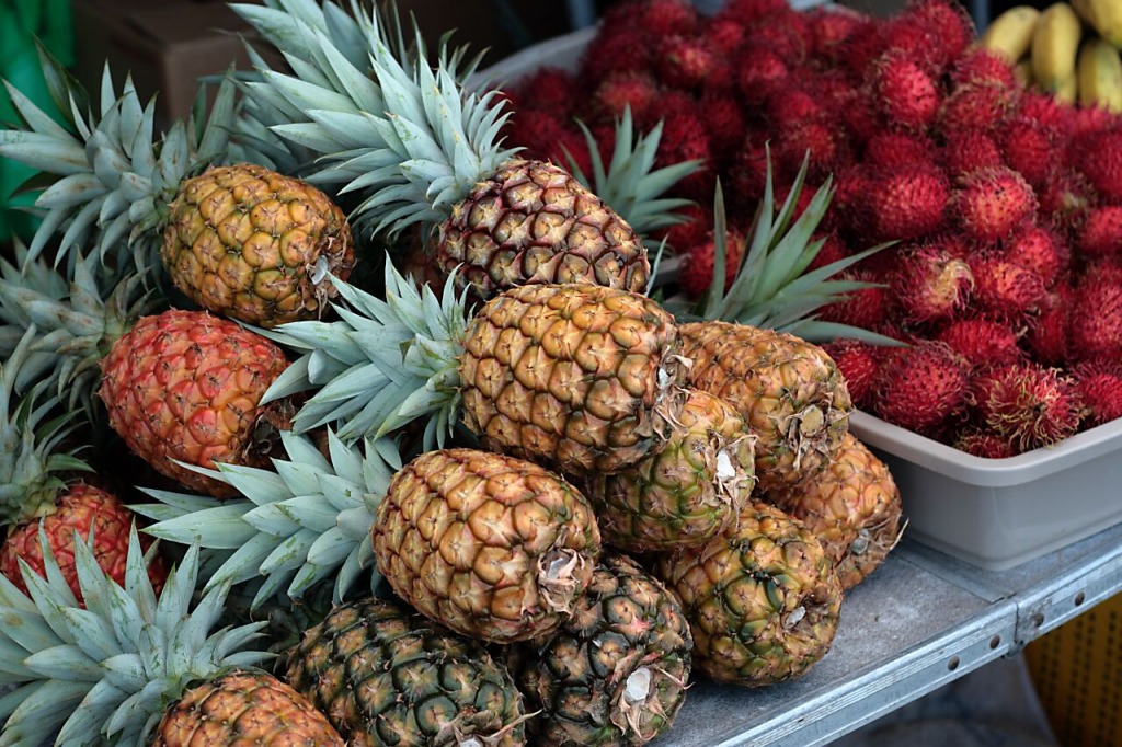 Pineapples and Rambutan jigsaw puzzle in Fruits & Veggies puzzles on TheJigsawPuzzles.com