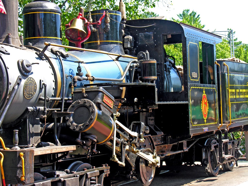 1920 Climax Locomotive jigsaw puzzle in Puzzle of the Day puzzles on TheJigsawPuzzles.com