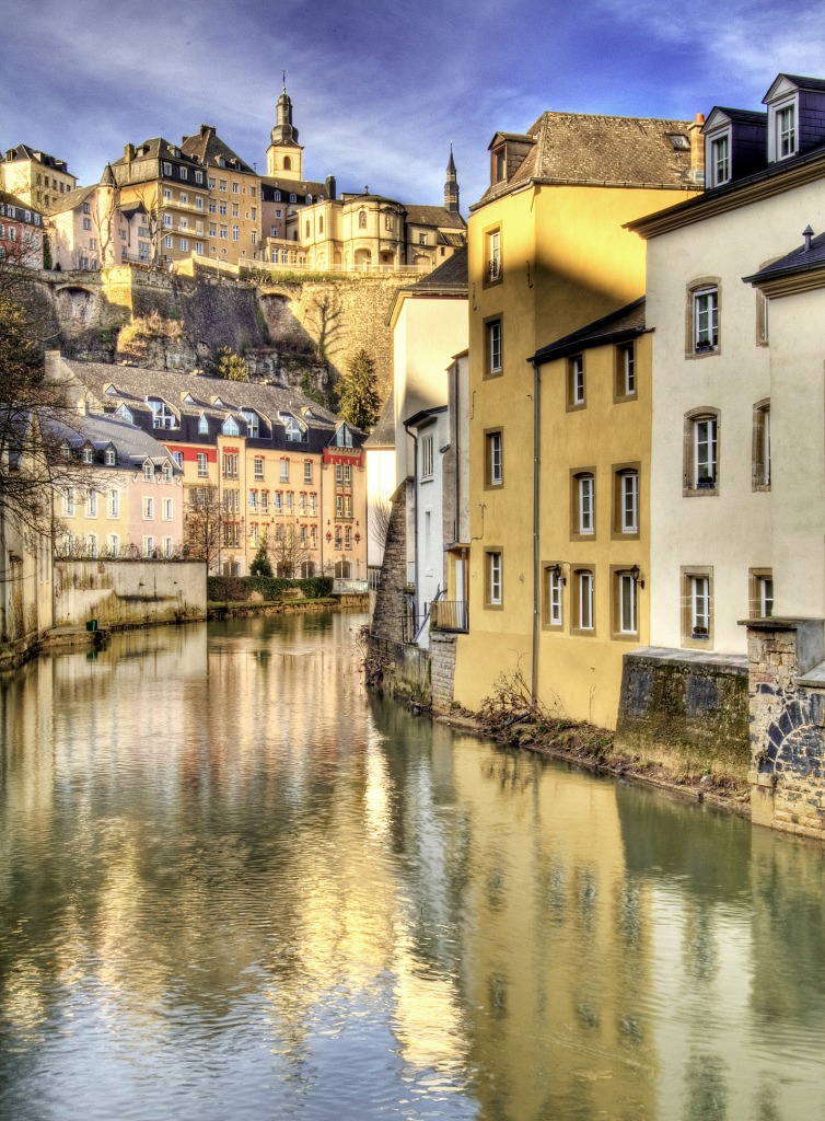 Alzette River jigsaw puzzle in Пазл дня puzzles on TheJigsawPuzzles.com