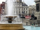 One of the Fountains in Trafalgar Square