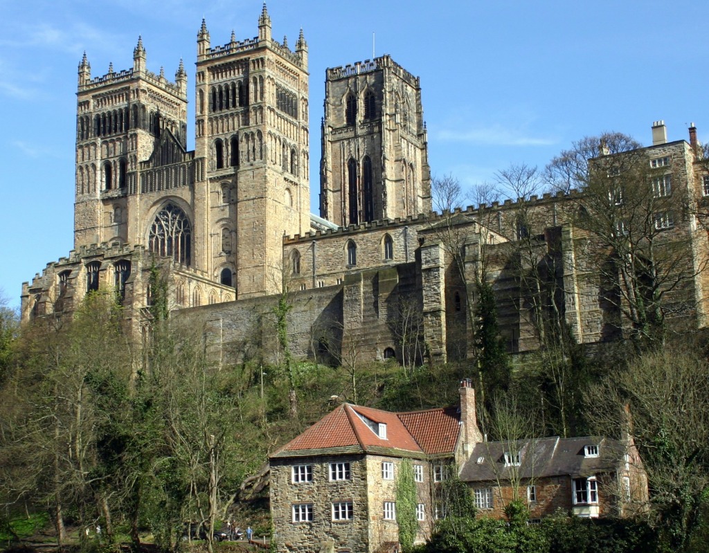 Durham Cathedral from the River jigsaw puzzle in Castles puzzles on TheJigsawPuzzles.com