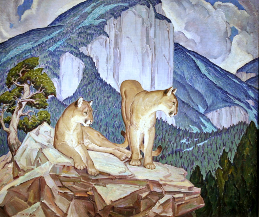 Mountain Lions jigsaw puzzle in Animals puzzles on TheJigsawPuzzles.com