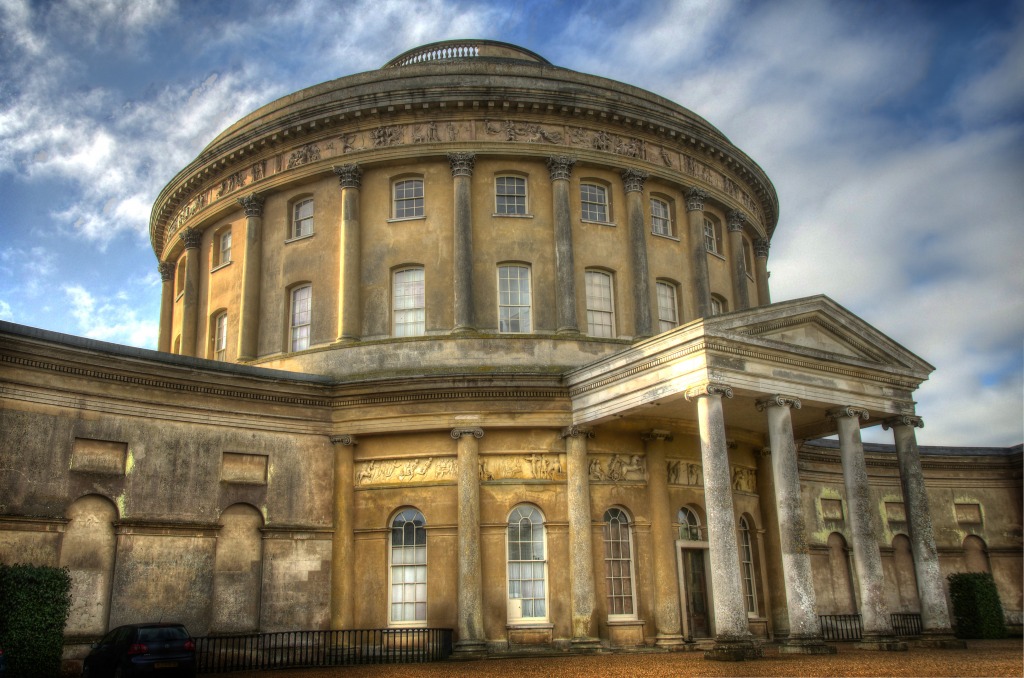 Maison Ickworth, Suffolk jigsaw puzzle in Paysages urbains puzzles on TheJigsawPuzzles.com
