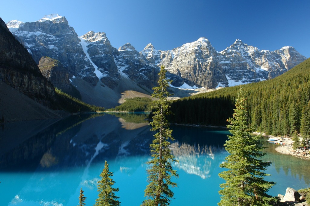 Moraine Lake, Canada jigsaw puzzle in Great Sightings puzzles on TheJigsawPuzzles.com