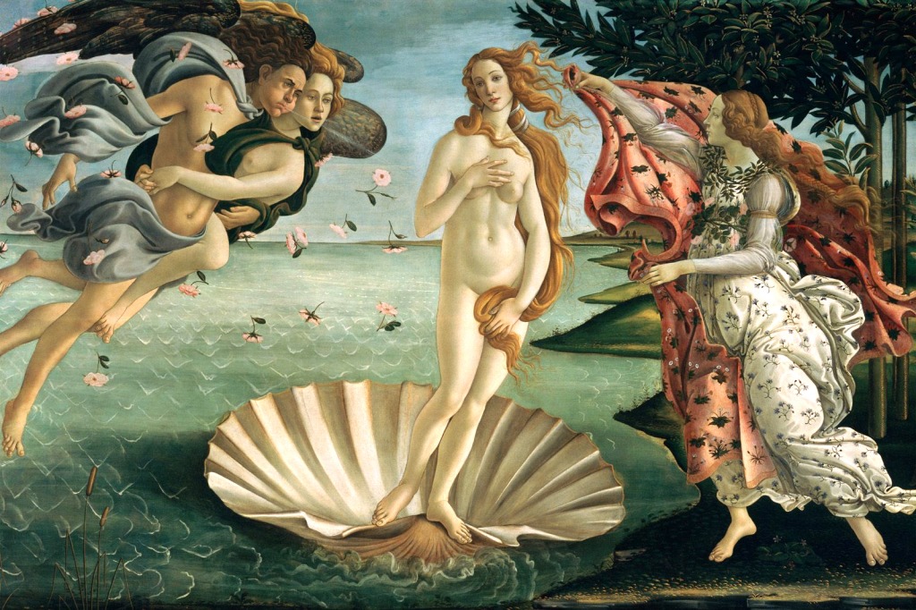 The Birth of Venus jigsaw puzzle in Piece of Art puzzles on TheJigsawPuzzles.com