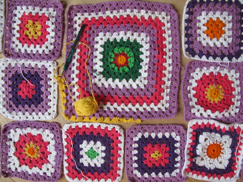 Granny Squares jigsaw puzzle in Handmade puzzles on TheJigsawPuzzles.com