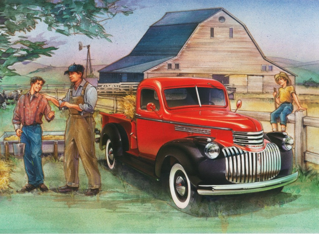 1941 пикап Шевроле jigsaw puzzle in Автомобили и Мотоциклы puzzles on TheJigsawPuzzles.com