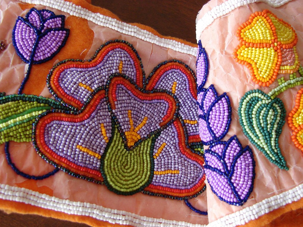 Athabaskan Embroidery jigsaw puzzle in Handmade puzzles on TheJigsawPuzzles.com