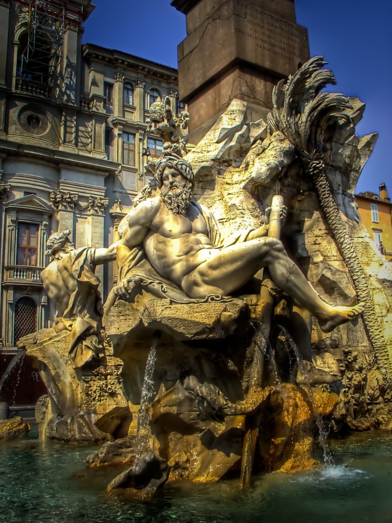 Fountain of the Four Rivers jigsaw puzzle in Пазл дня puzzles on TheJigsawPuzzles.com