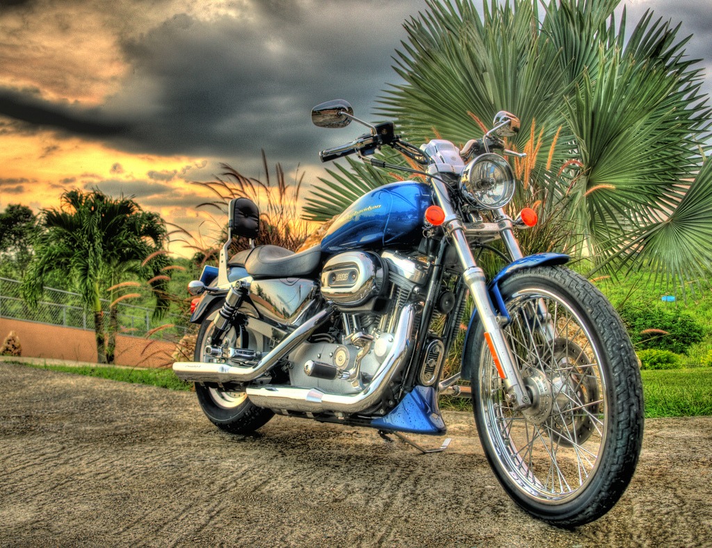 Harley Davidson jigsaw puzzle in Voitures et Motos puzzles on TheJigsawPuzzles.com