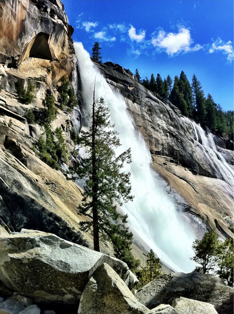 Yosemite-Wasserfall jigsaw puzzle in Wasserfälle puzzles on TheJigsawPuzzles.com