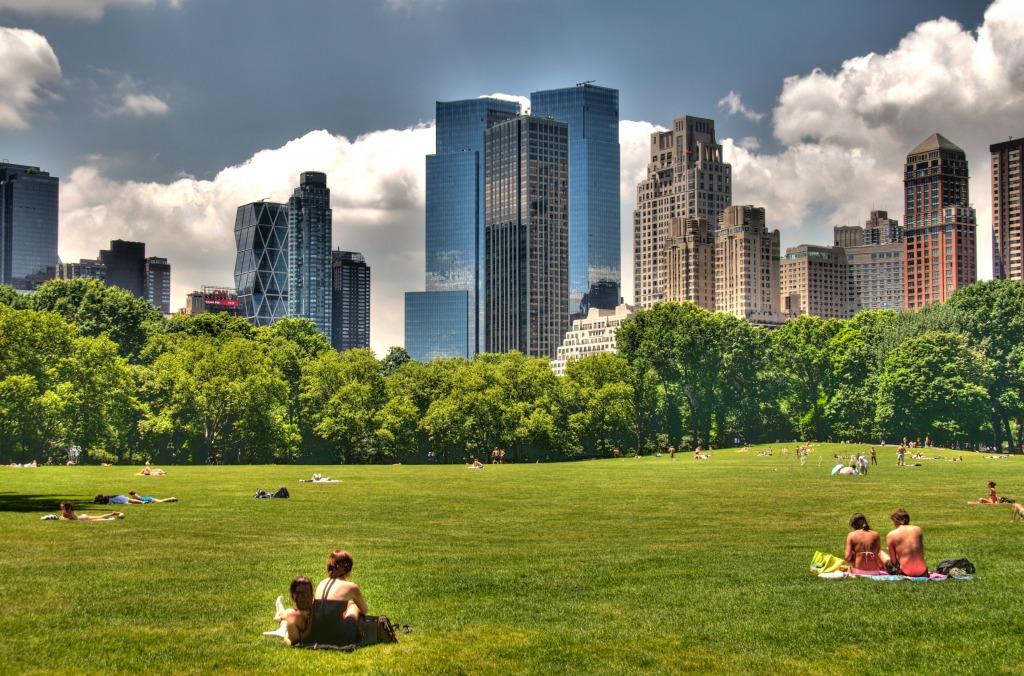 Sheep Meadow, Central Park jigsaw puzzle in Street View puzzles on TheJigsawPuzzles.com
