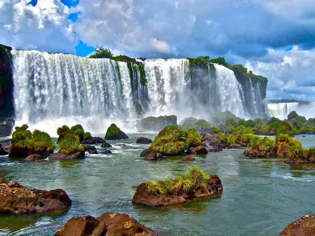Iguazu-Wasserfälle, Argentinien jigsaw puzzle in Wasserfälle puzzles on TheJigsawPuzzles.com