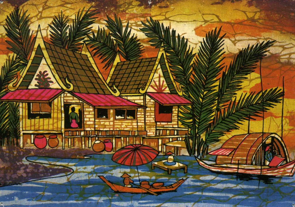 Pintura de Batique, Malásia jigsaw puzzle in Artesanato puzzles on TheJigsawPuzzles.com