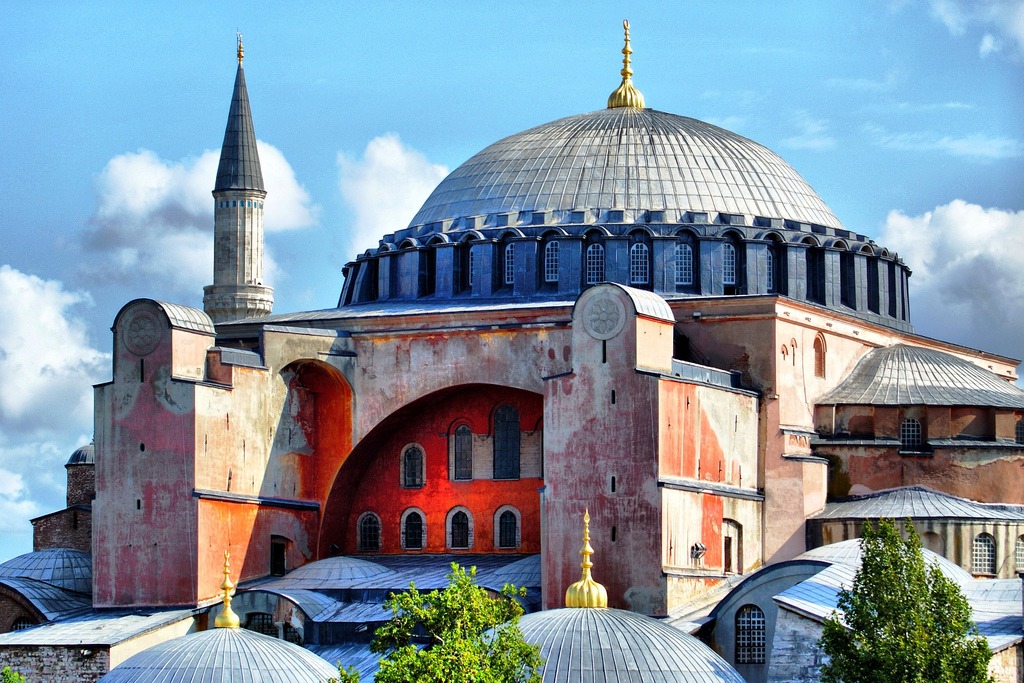 Hagia Sophia, Istanbul jigsaw puzzle in Straßenansicht puzzles on TheJigsawPuzzles.com