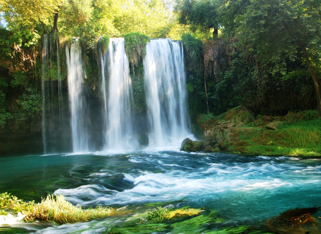Cachoeira Duden, Turquia jigsaw puzzle in Cachoeiras puzzles on TheJigsawPuzzles.com