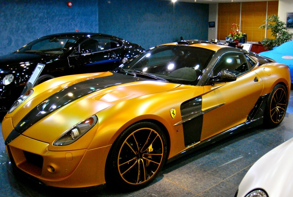 Gold Mansory Stallone 599 jigsaw puzzle in Автомобили и Мотоциклы puzzles on TheJigsawPuzzles.com