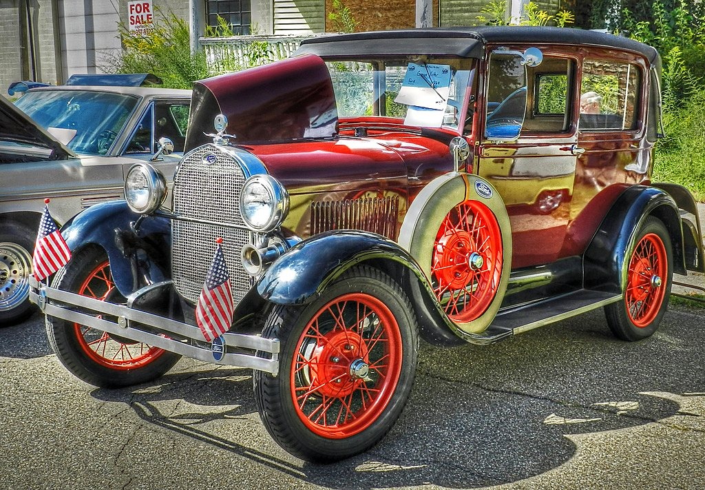 1929 Ford Model A jigsaw puzzle in Cars & Bikes puzzles on TheJigsawPuzzles.com