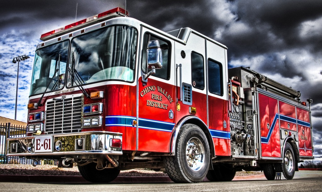 Fire Truck jigsaw puzzle in Puzzle of the Day puzzles on TheJigsawPuzzles.com
