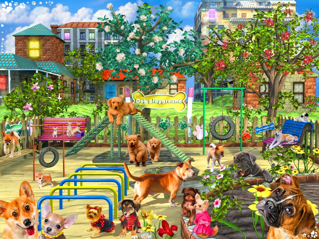 Playground jigsaw puzzle in Kids Puzzles puzzles on TheJigsawPuzzles.com