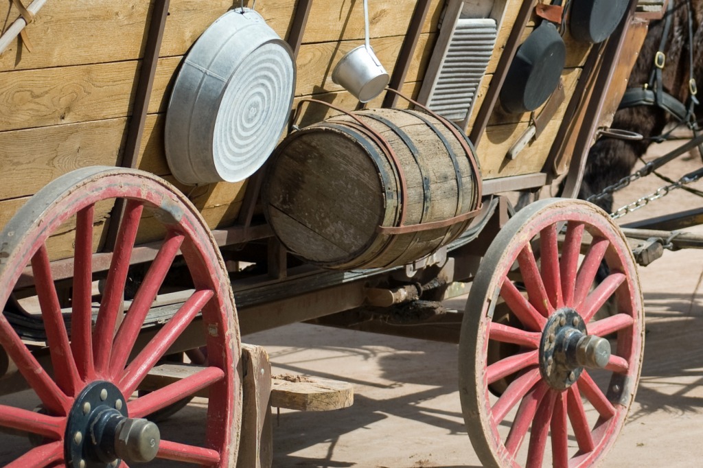 Wagon Wheels jigsaw puzzle in Puzzle of the Day puzzles on TheJigsawPuzzles.com