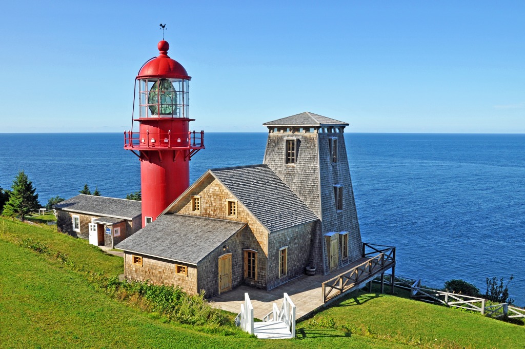 Pointe-à-la-Renommée Lighthouse jigsaw puzzle in Great Sightings puzzles on TheJigsawPuzzles.com