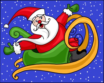 Happy Santa jigsaw puzzle in Christmas & New Year puzzles on ...