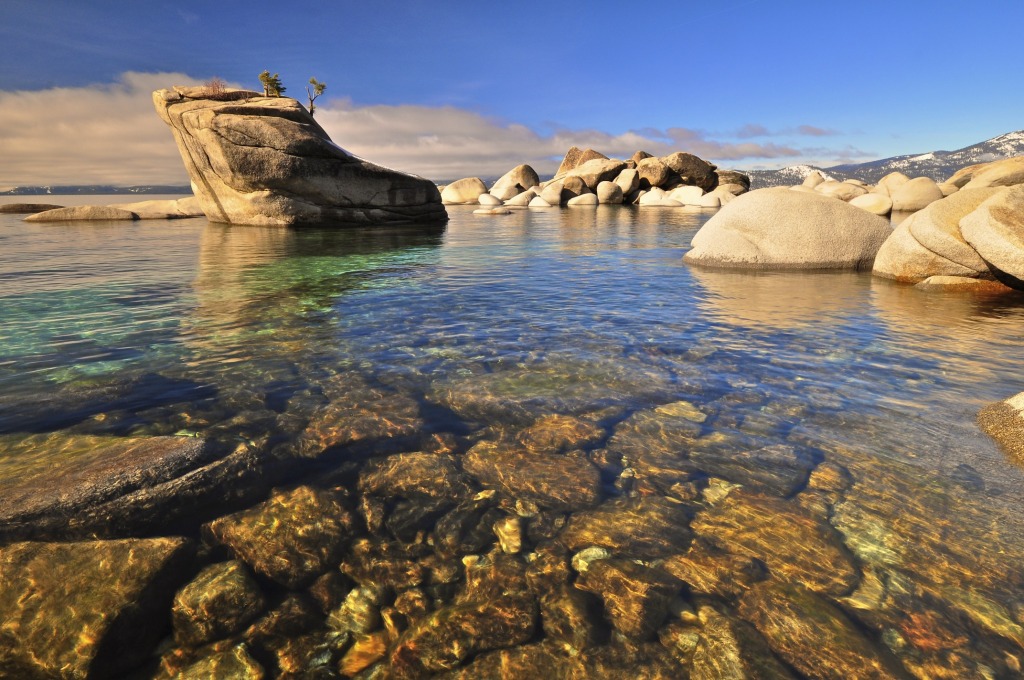 Bonsai Rock Area, Lake Tahoe jigsaw puzzle in Puzzle of the Day puzzles on TheJigsawPuzzles.com