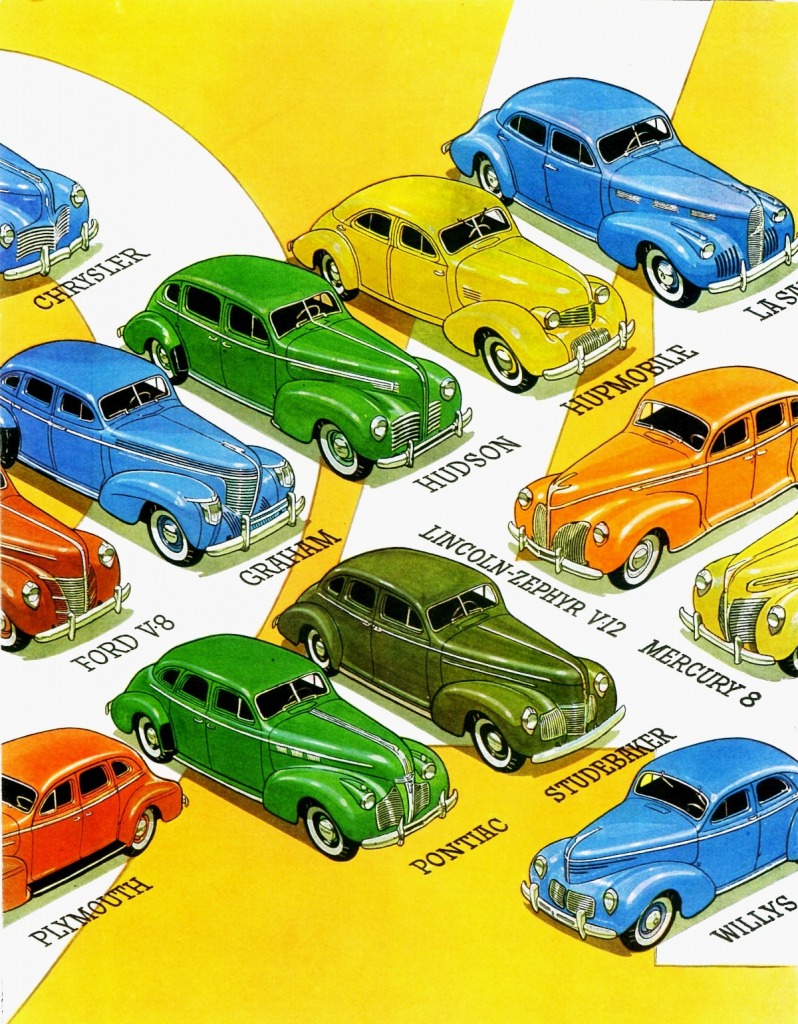 1940 Cars jigsaw puzzle in Cars & Bikes puzzles on TheJigsawPuzzles.com
