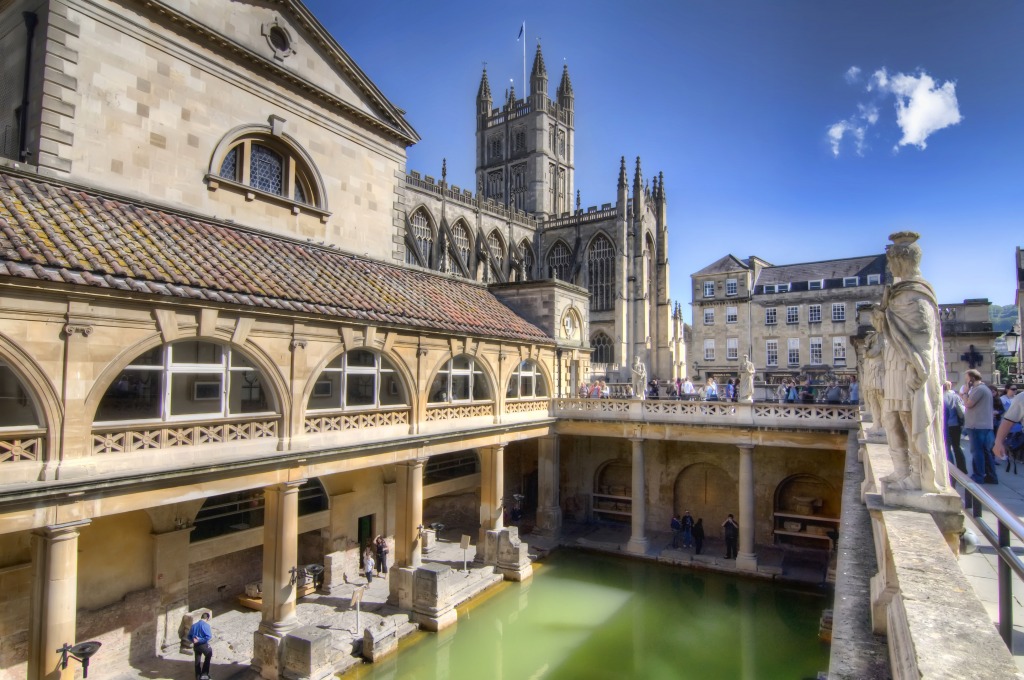 Roman Baths jigsaw puzzle in Puzzle of the Day puzzles on TheJigsawPuzzles.com