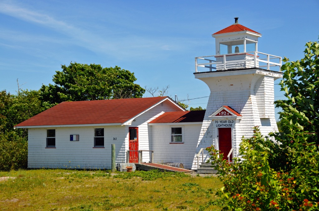 Salmon River Lighthouse, Canada jigsaw puzzle in Street View puzzles on TheJigsawPuzzles.com