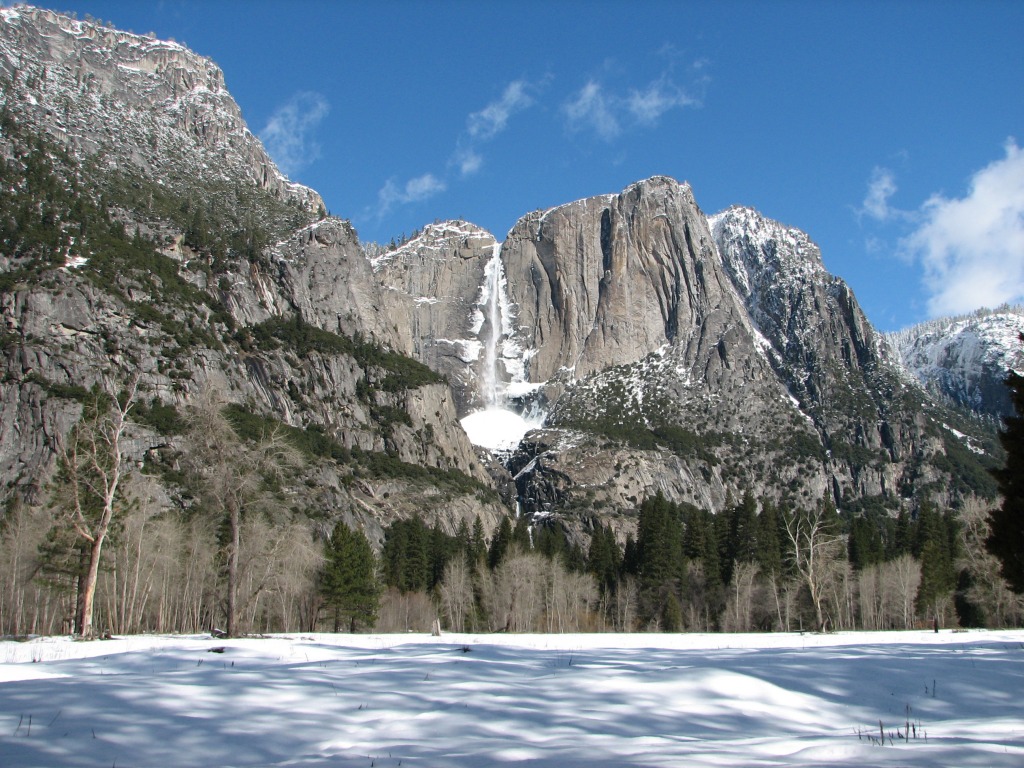 Ober-Yosemite-Wasserfälle jigsaw puzzle in Wasserfälle puzzles on TheJigsawPuzzles.com