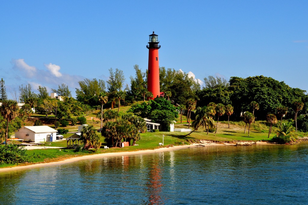 Jupiter Lighthouse, Florida jigsaw puzzle in Great Sightings puzzles on TheJigsawPuzzles.com