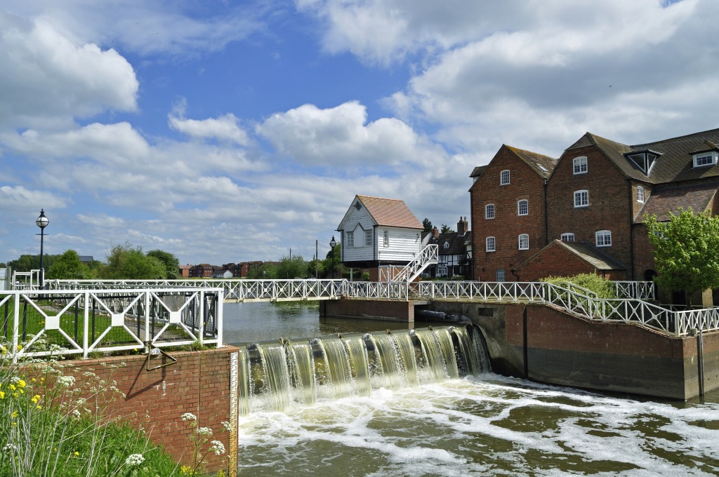 Abbey Mill Sluice Gate jigsaw puzzle in Waterfalls puzzles on TheJigsawPuzzles.com