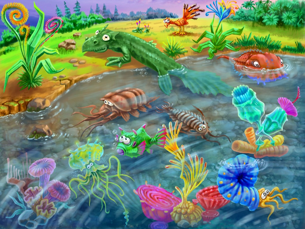 Underwater Creatures jigsaw puzzle in Kids Puzzles puzzles on TheJigsawPuzzles.com