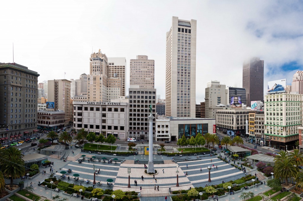 Union Square, San Francisco jigsaw puzzle in Paysages urbains puzzles on TheJigsawPuzzles.com