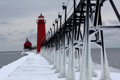 Lighthouse, Grand Haven, MI jigsaw puzzle in Bridges puzzles on ...