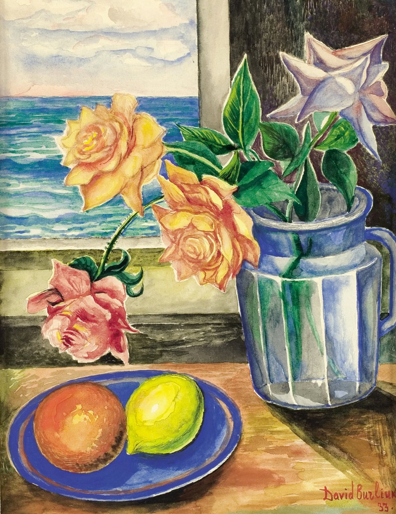 Still Life with Roses and Fruits jigsaw puzzle in Piece of Art puzzles on TheJigsawPuzzles.com