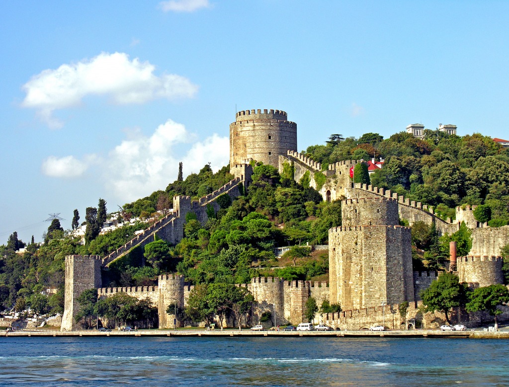 Forteresse Rumeli Hisari, Turquie jigsaw puzzle in Châteaux puzzles on TheJigsawPuzzles.com