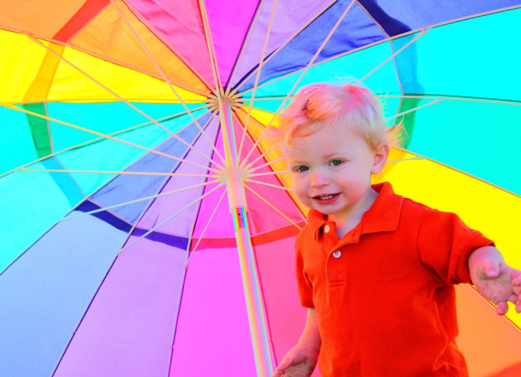 Umbrella Boy jigsaw puzzle in Puzzle of the Day puzzles on TheJigsawPuzzles.com