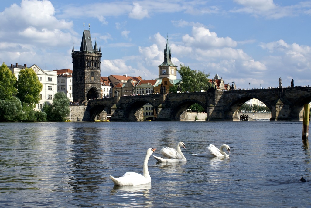Charles Bridge, Prague jigsaw puzzle in Puzzle of the Day puzzles on TheJigsawPuzzles.com