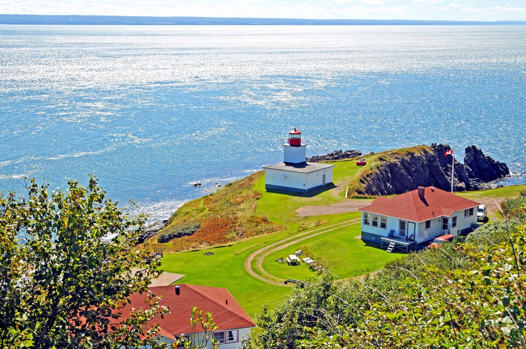 Cape D’Or Lighthouse jigsaw puzzle in Great Sightings puzzles on TheJigsawPuzzles.com