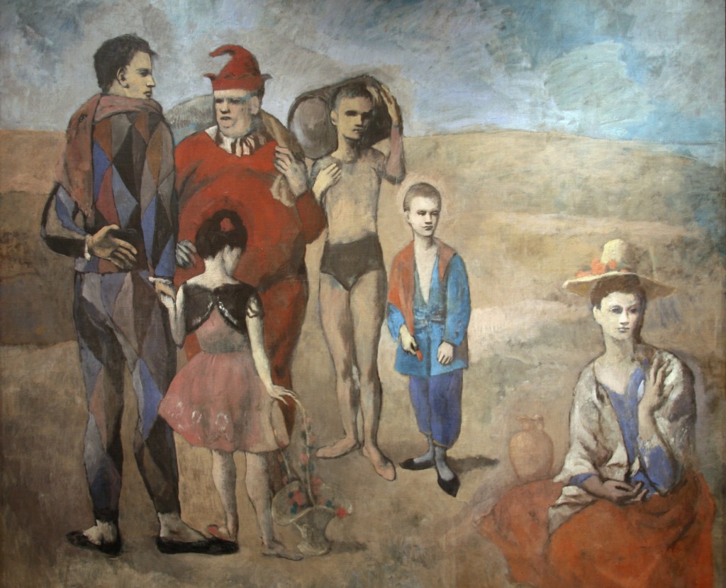 Family of Saltimbanques, Pablo Picasso jigsaw puzzle in Piece of Art puzzles on TheJigsawPuzzles.com