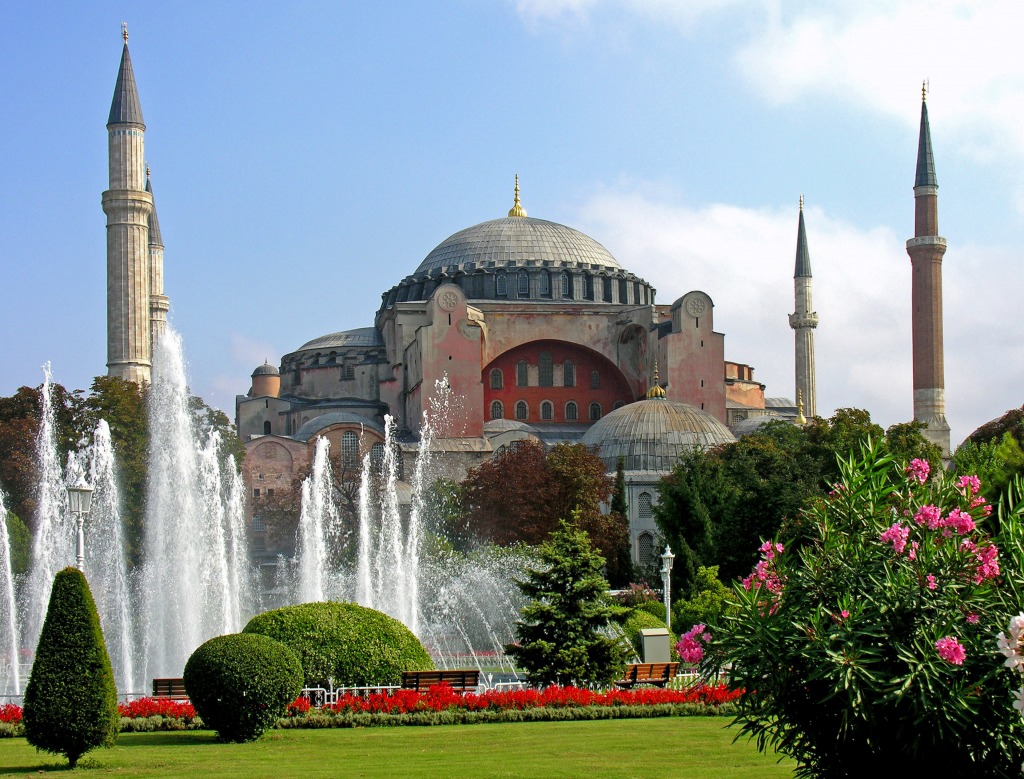 Hagia Sophia, Turkey jigsaw puzzle in Castles puzzles on TheJigsawPuzzles.com