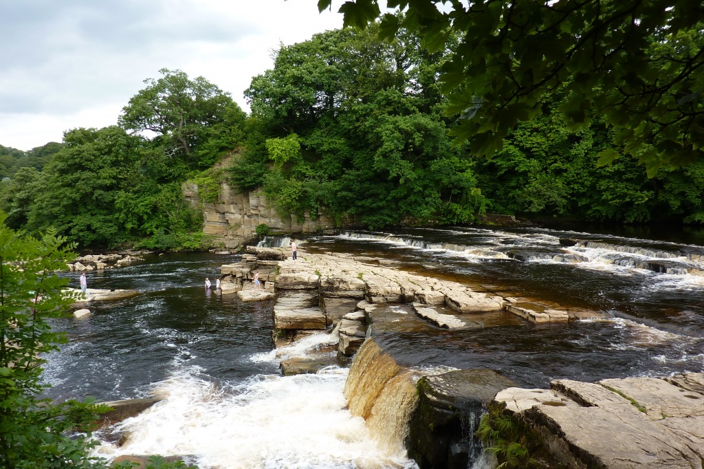 River Swale, North Yorkshire jigsaw puzzle in Waterfalls puzzles on TheJigsawPuzzles.com