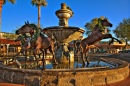 Bob Parks Horse Fountain